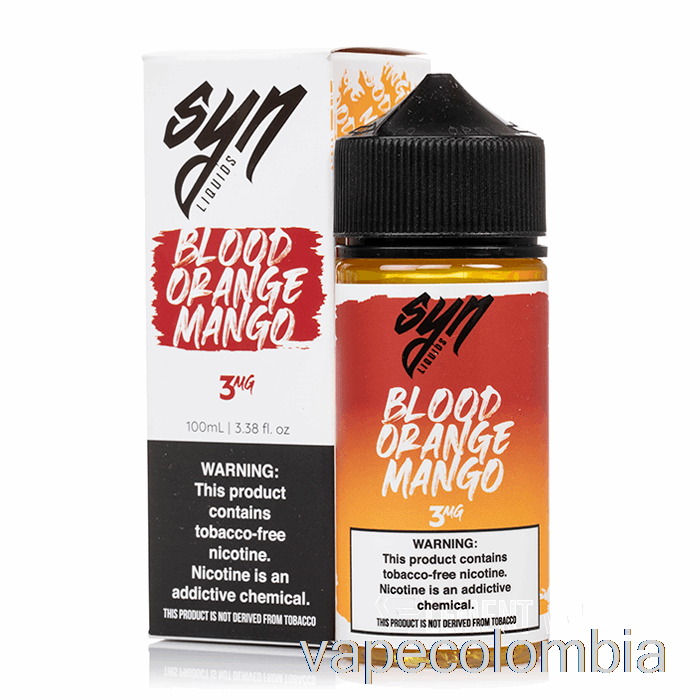 Vape Recargable Naranja Sanguina Mango - Syn Liquid - 100ml 0mg